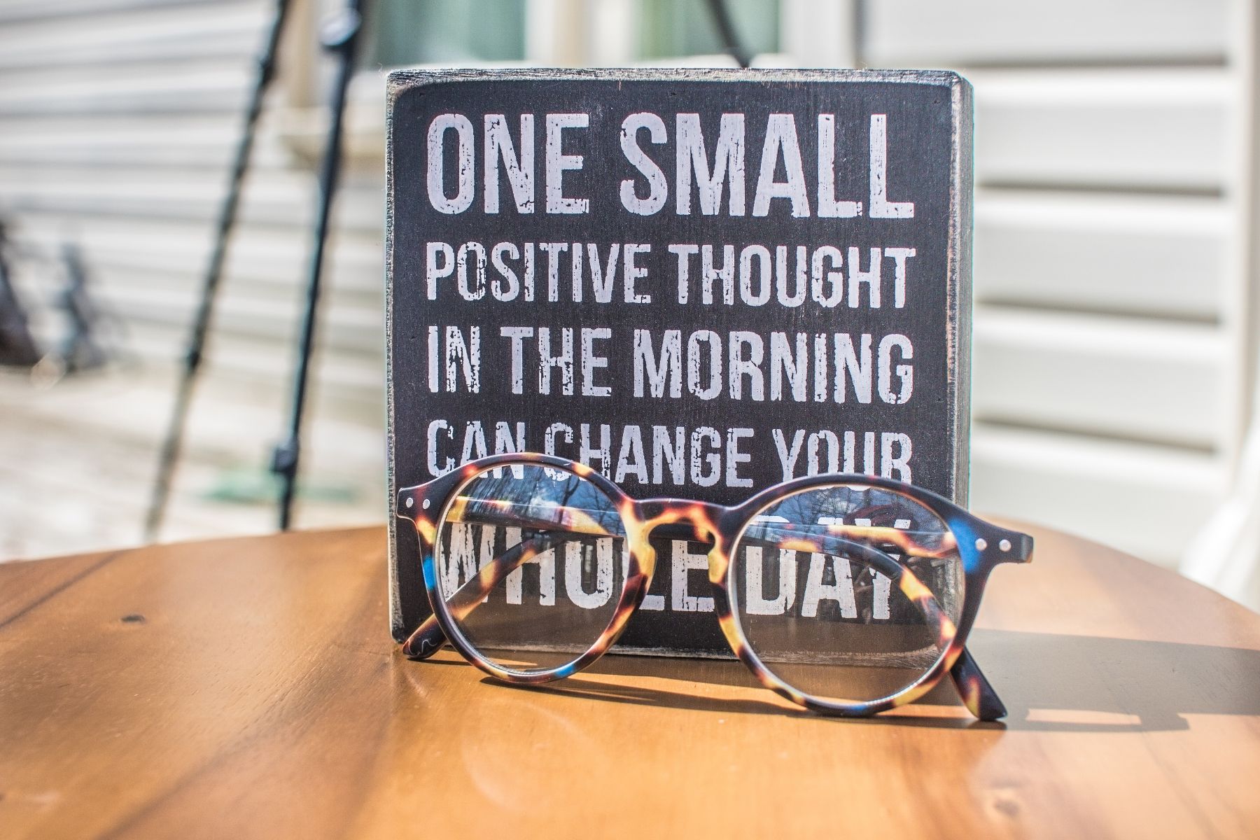 One small positive thought can change your mental & emotional health